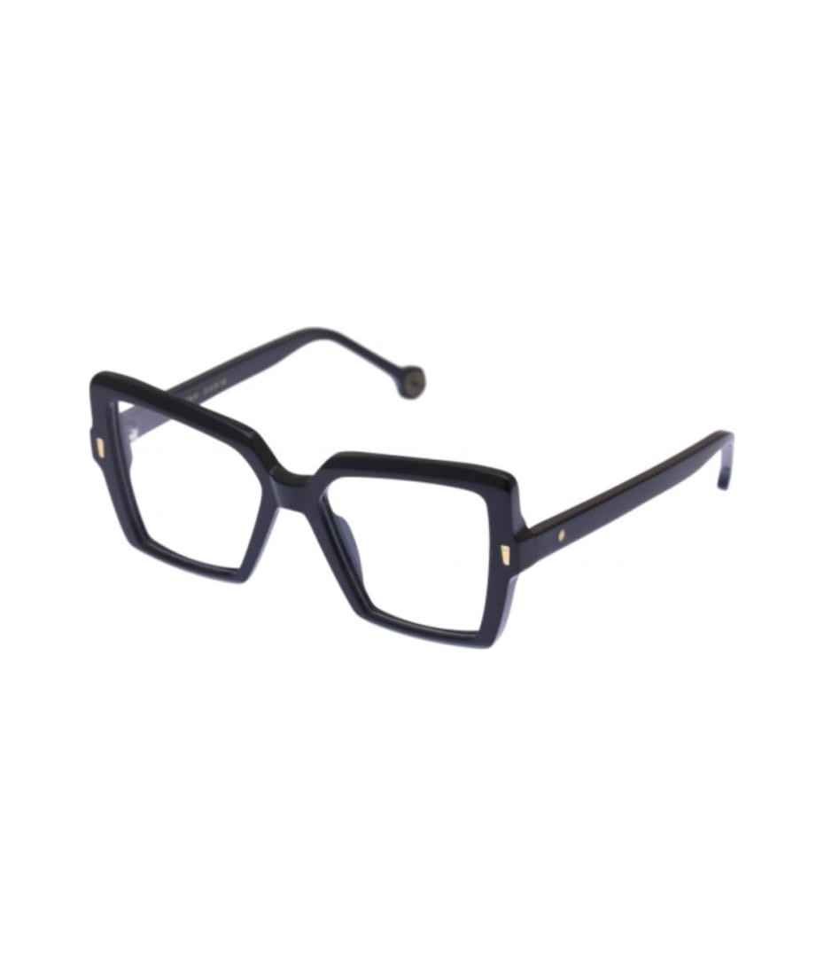 メガネ KYME Kyme - GEA COL 1 - OPTICAL GLASSES - glossy black Kyme Gea Col 1 - Optical Glassesglossy Black | italist