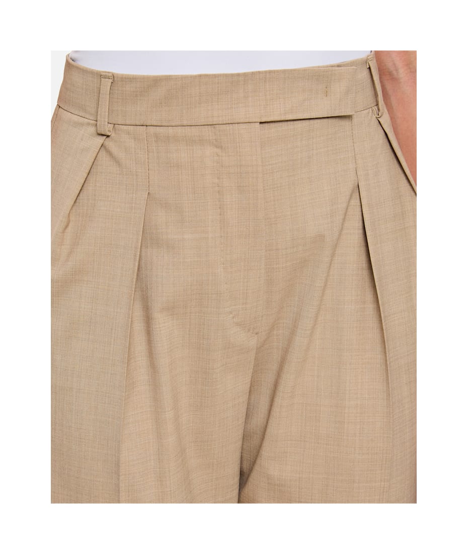 パンツ MAX MARA FINALE HIGH WAIST TROUSERS WITH SARTORIAL PINCES Max Mara Finale High Waist Trousers With Sartorial Pinces