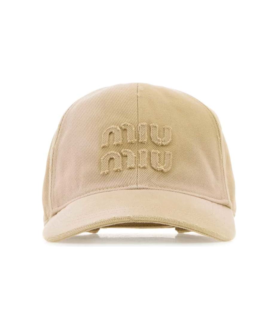 【MIU MIU】BASEBALL CAP 0400022953381_BEIGEKHAKI?wid=