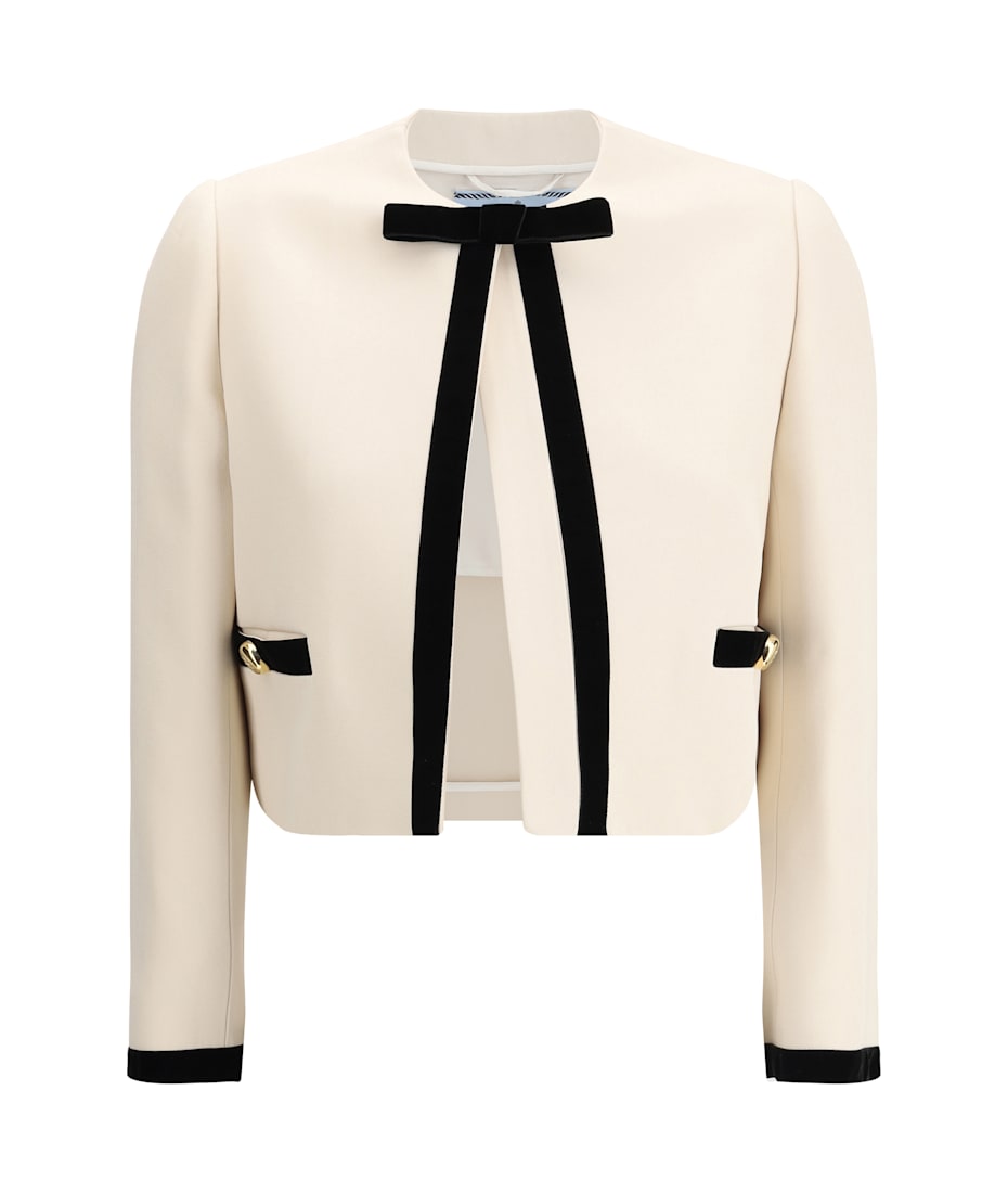 Prada Double-breasted Wool Jacket | italist