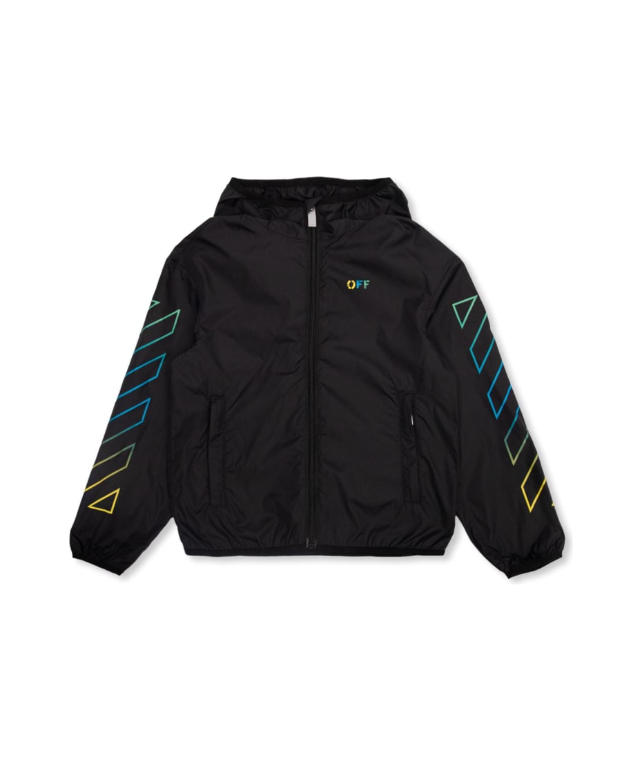 Off white Kids Track Jacket With Logo italist