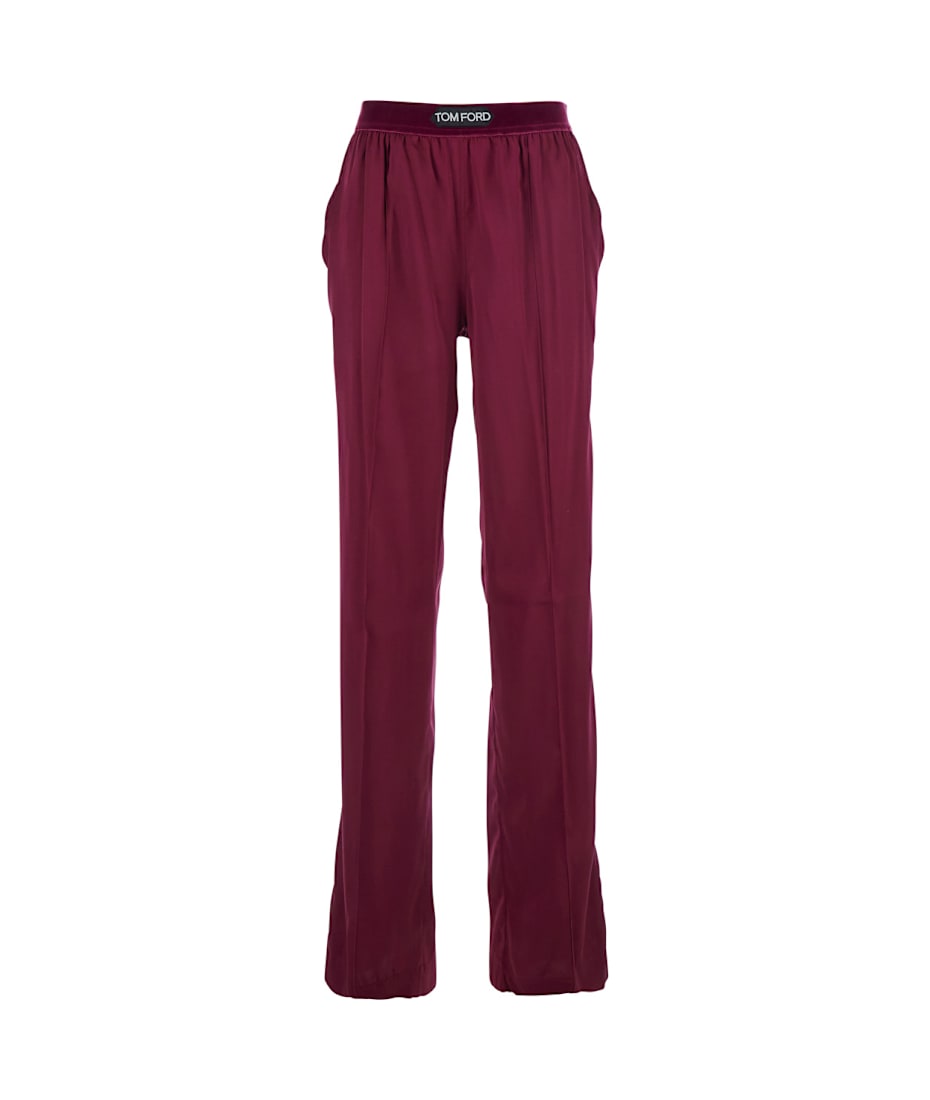 パンツ TOM FORD stretch silk satin pj pants (PAW397 FAX881GV481) Tom Ford Stretch Silk Satin Pj Pants | italist