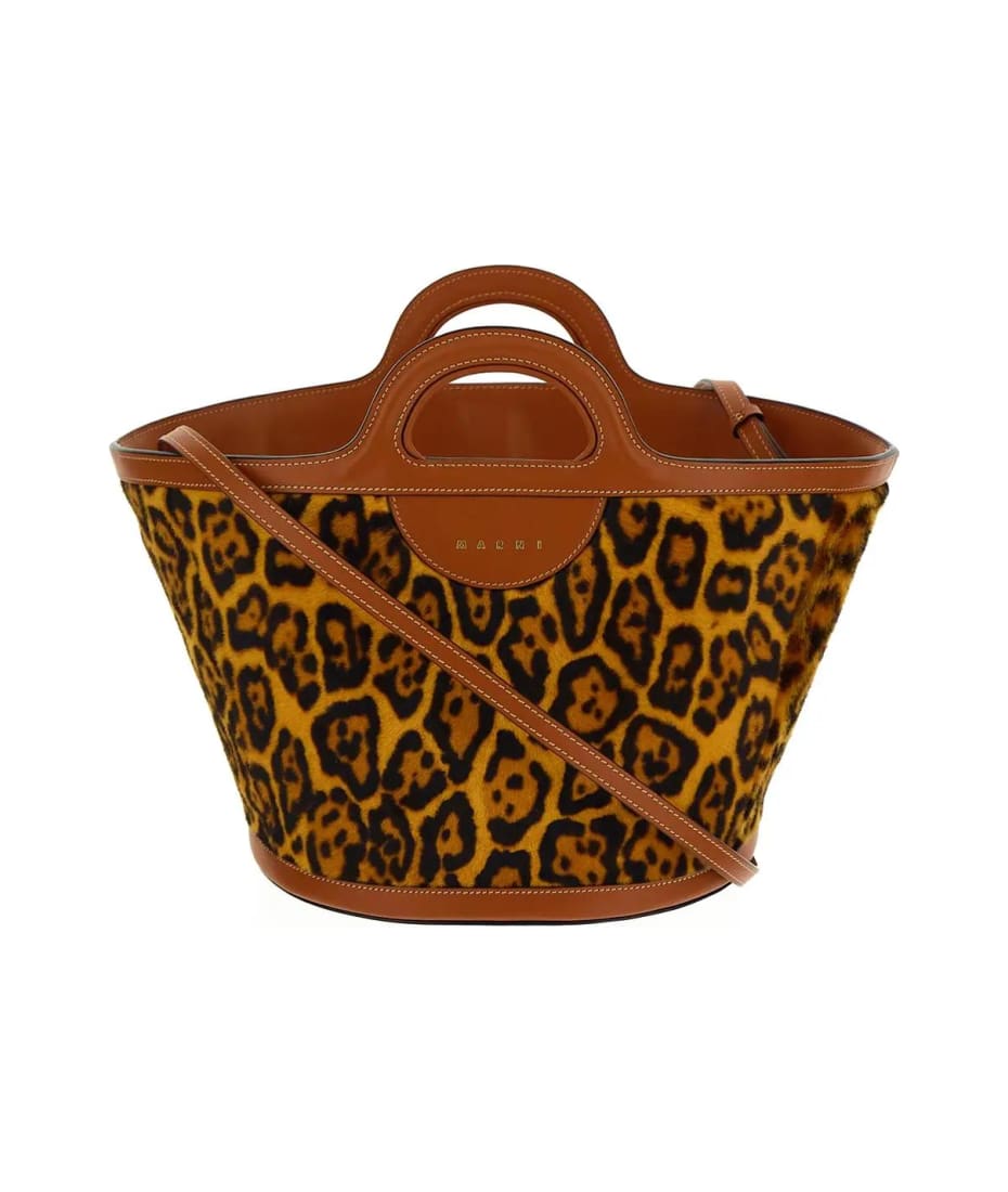 Handbag Purse Strap - Leopard Print with Gold Tone Hardware