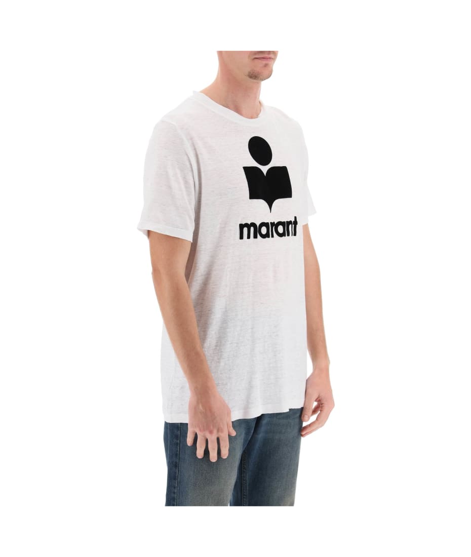 Isabel Marant Karman T-shirt With Flocked Logo | italist