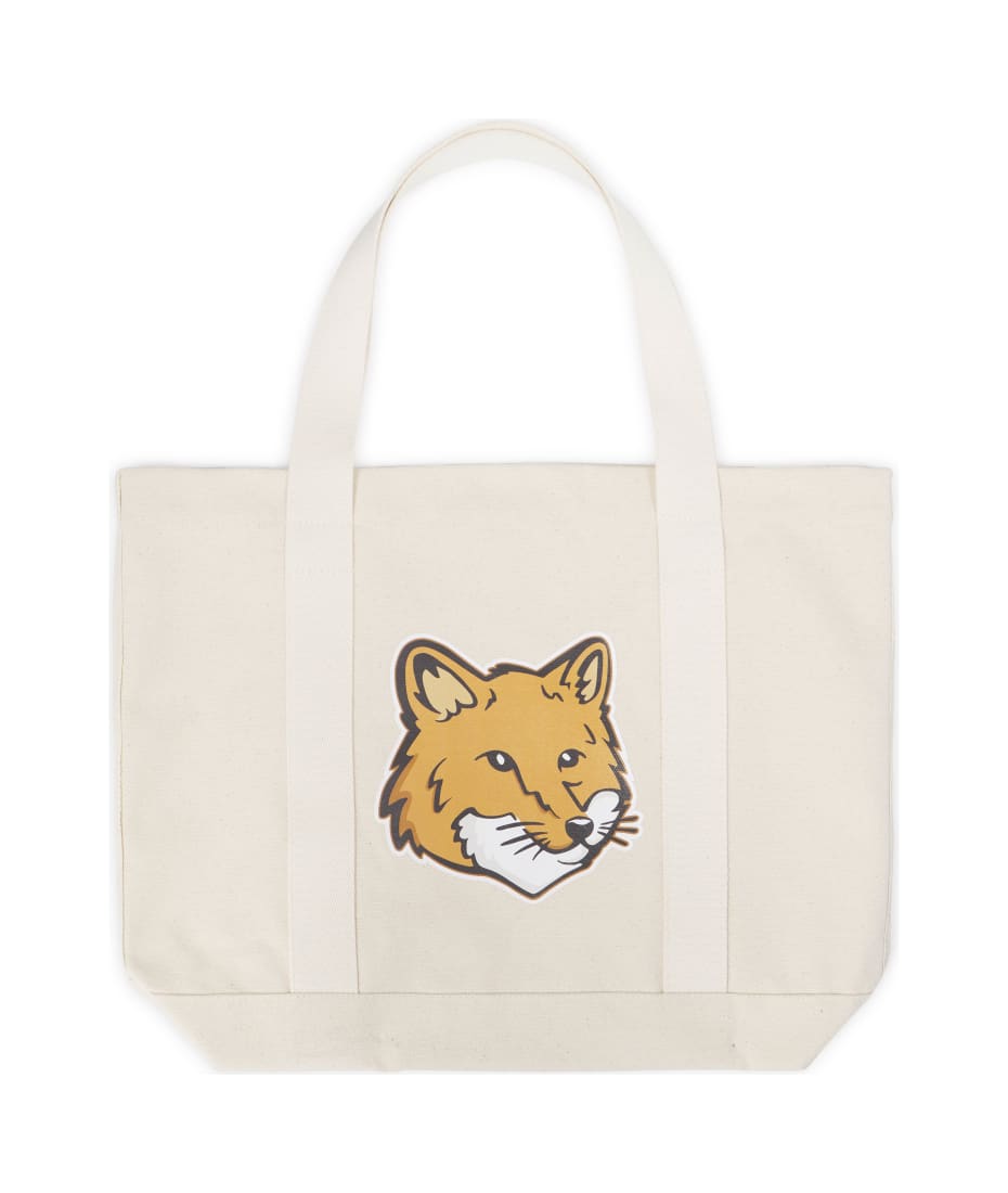 Maison Kitsuné Fox Head Tote Bag | italist