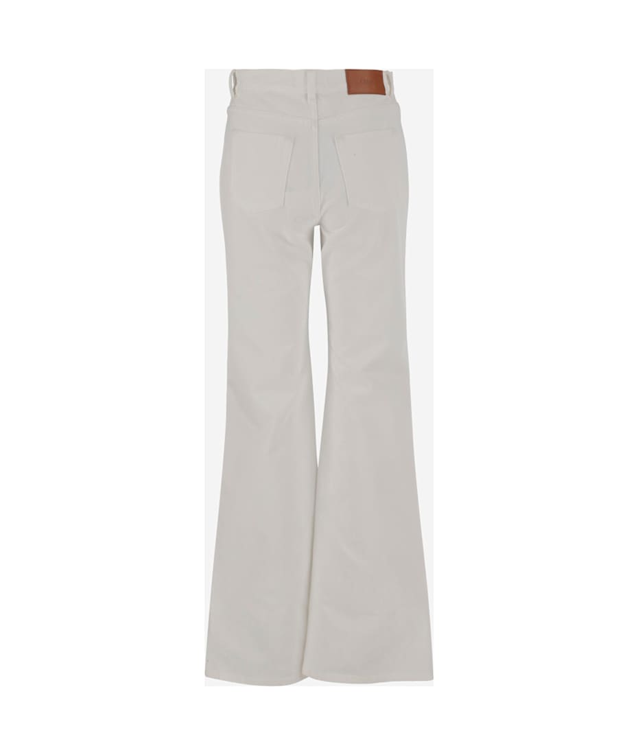デニム・ジーパン Chloe High Waist Cotton Flare Jeans Chloé High Rise Flare Jeans In Denim | Chloé US