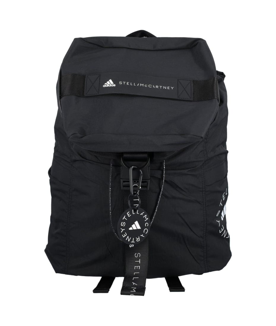チャーム付 adidas STELLA McCARTNEY リュック A4 黒 チャーム付 adidas STELLA McCARTNEY リュック A4 黒 チャーム付