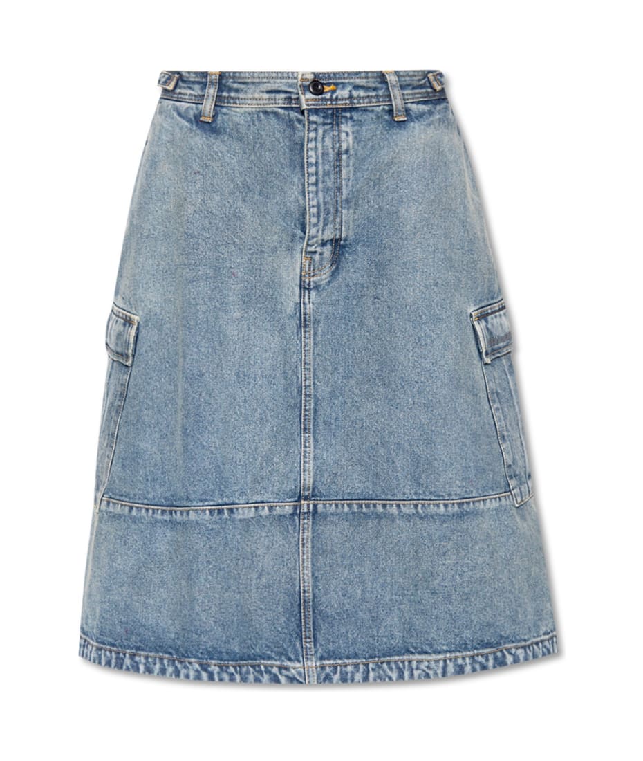 Balenciaga clearance denim skirt