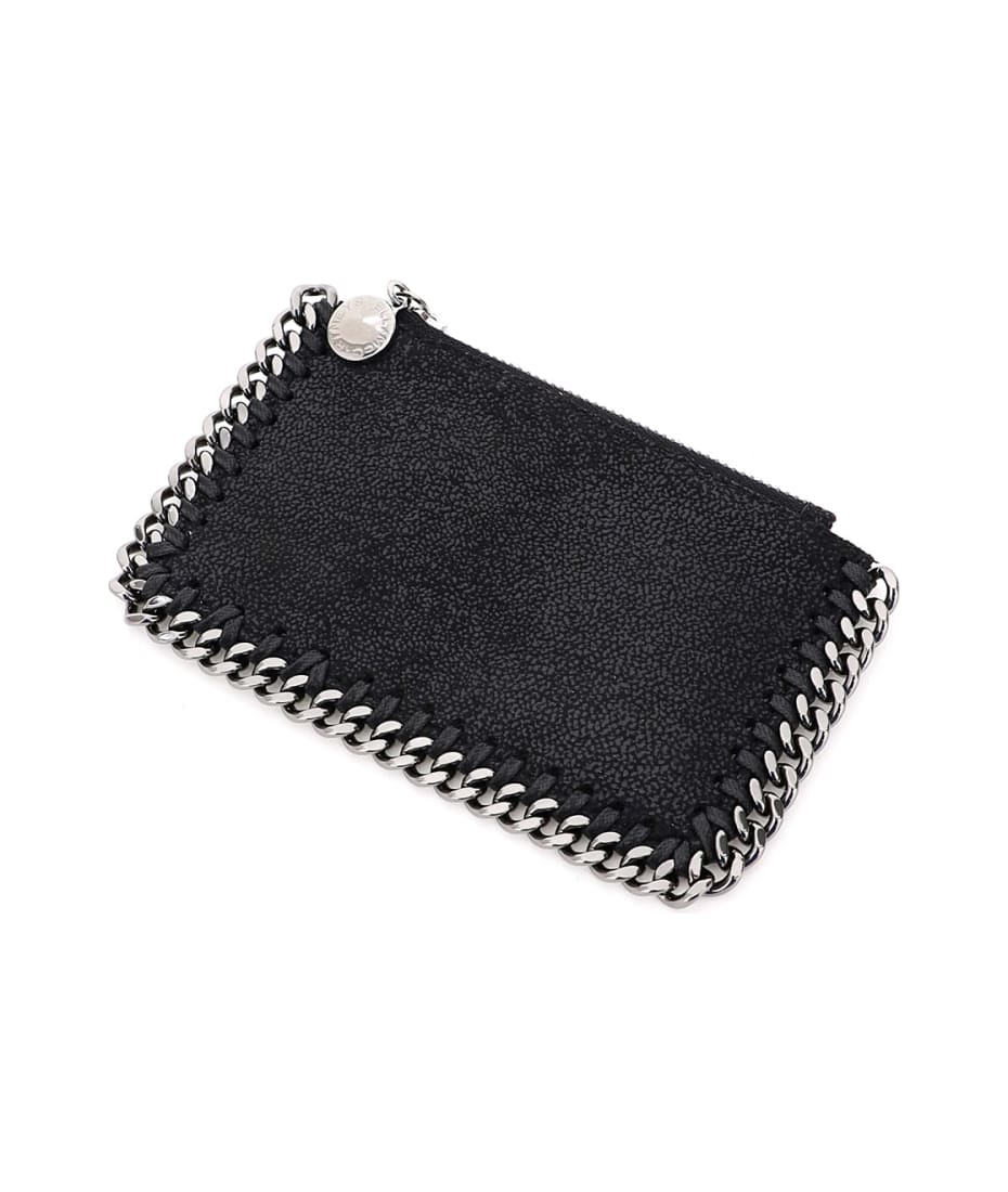 財布・小物その他 STELLA McCARTNEY Black Shaggy Deer Card Holder STELLA MCCARTNEY Shaggy Deer Falabella Zip Card Holder Black