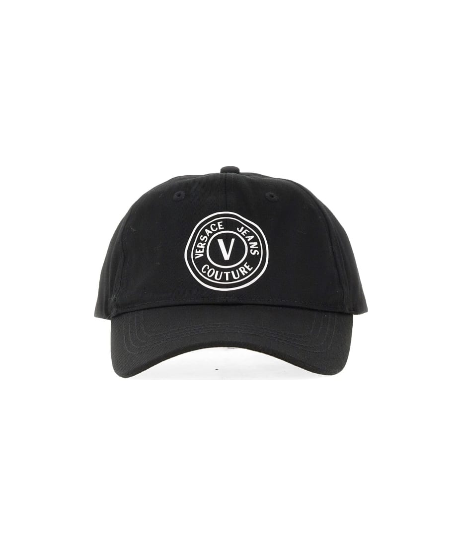 VERSACE｜ (V-Emblem Baseball Cap (77GAZK43 ZG304 G89)) Versace Jeans Couture 'v-emblem' Baseball Cap | italist