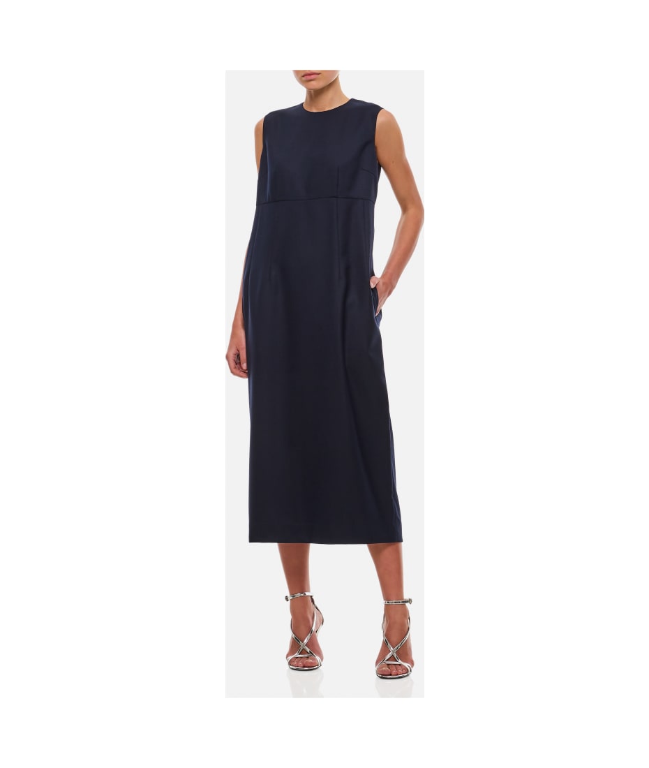 【送料&関税込】Comme des GarAons Wool Midi Dress Comme des Garçons Wool Midi Dress | italist