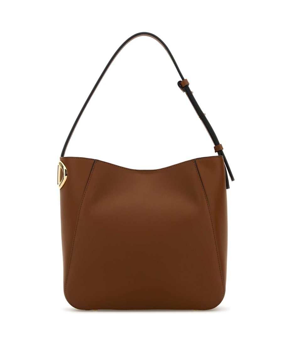 トートバッグ VALENTINO GARAVANI Brown Leather Vlogo Bucket Bag Valentino Garavani Brown Leather Vlogo Bucket Bag | italist