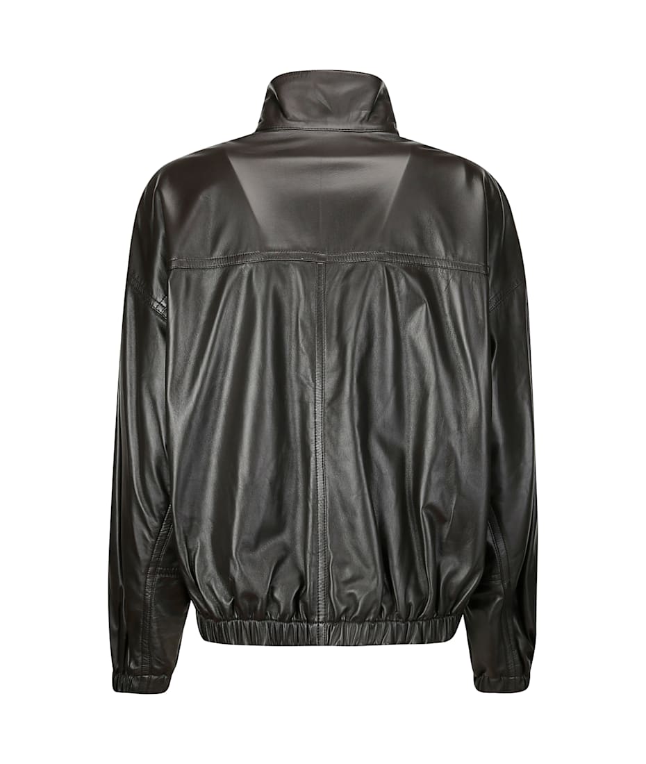 Lemaire Stand Collar Leather Blouson | italist