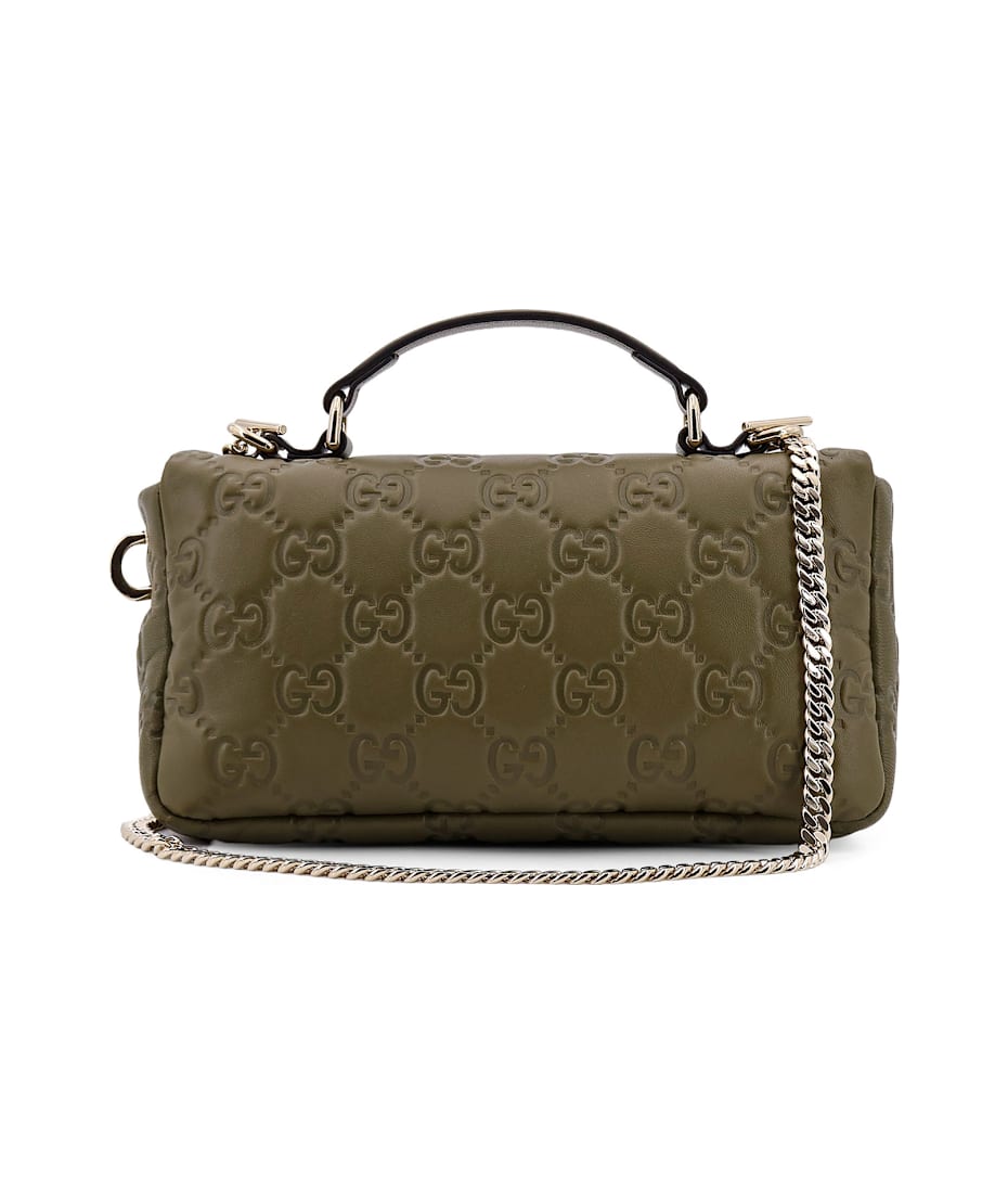 【関税&送料込】Gucci Gg Milano Mini Handbag In Padded Leath GUCCI GG Milano padded debossed leather shoulder bag | NET-A