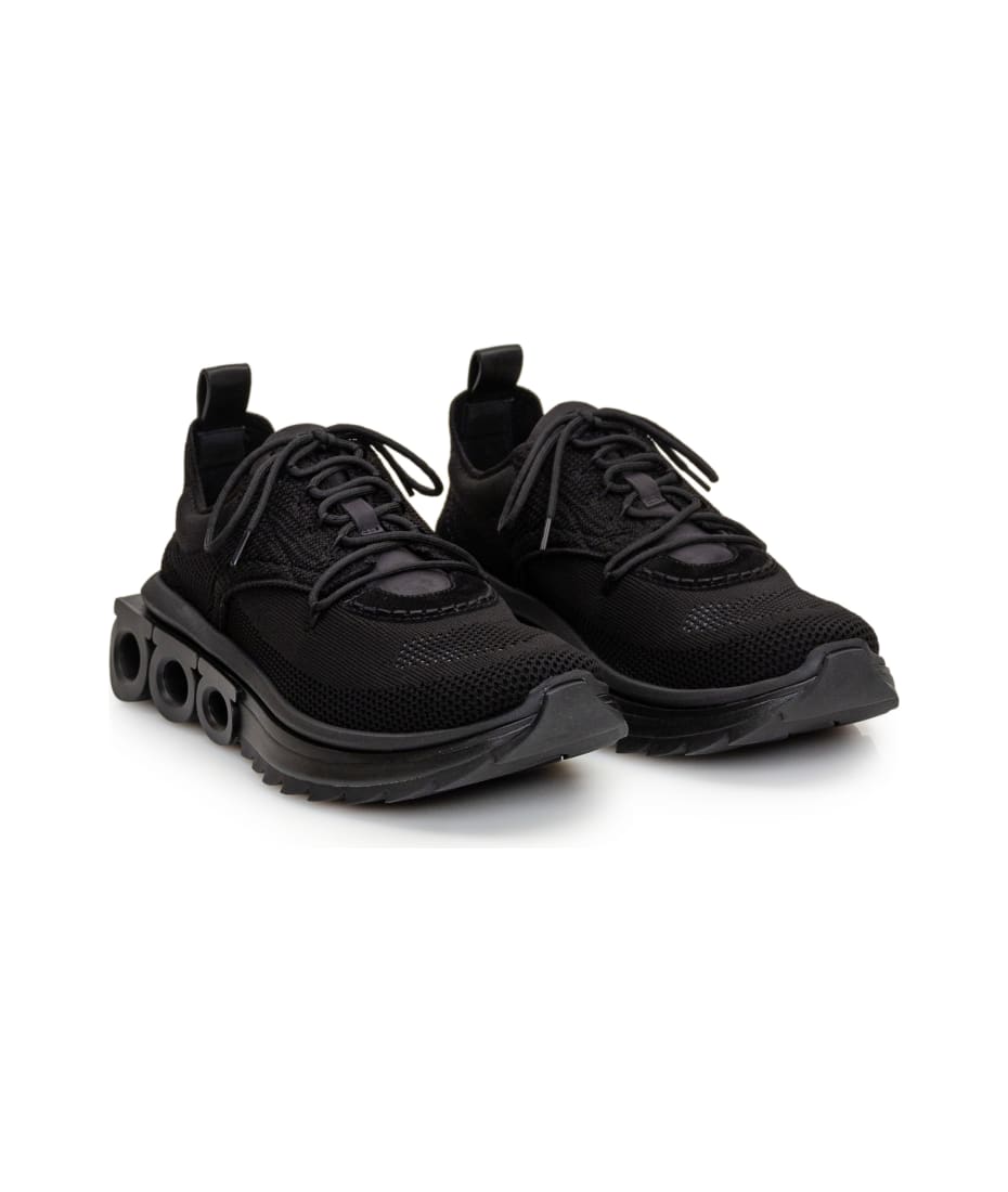 スニーカー FERRAGAMO SS24 'Nima' sneakers (760869 STONE) Ferragamo Gancini-Plaque Round-Toe Sneaker, Size 6.5 030391