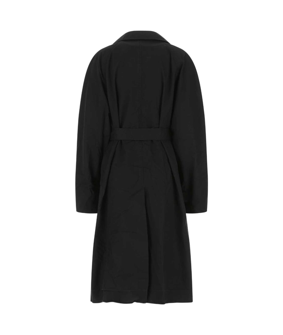 コート BALENCIAGA Midnight Blue Cotton Overcoat Balenciaga Midnight Blue Cotton Overcoat | italist