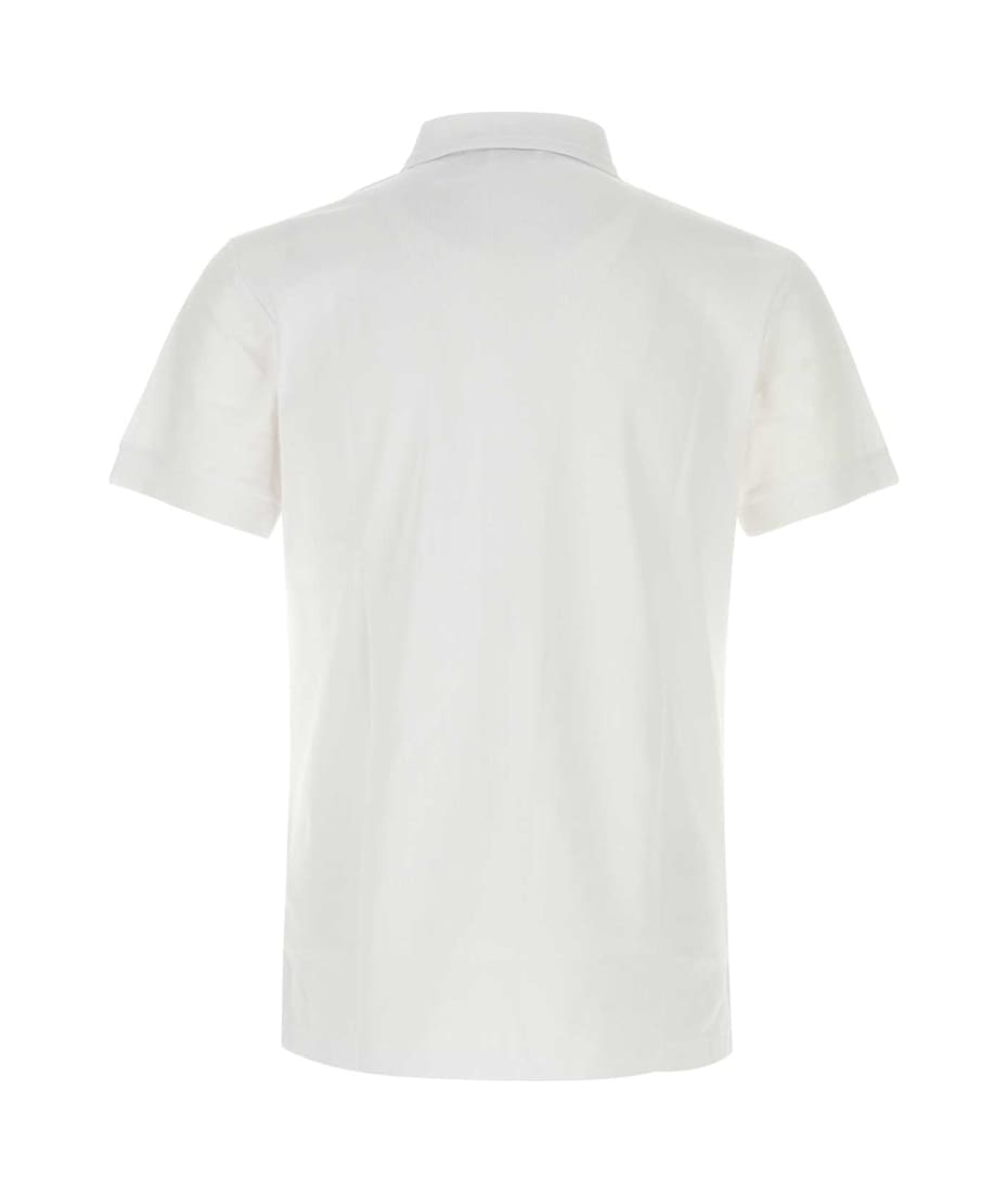 Tシャツ・カットソー Burberry SS25 White piquet polo shirt (8043123 A1464) Burberry White Piquet Polo Shirt | italist