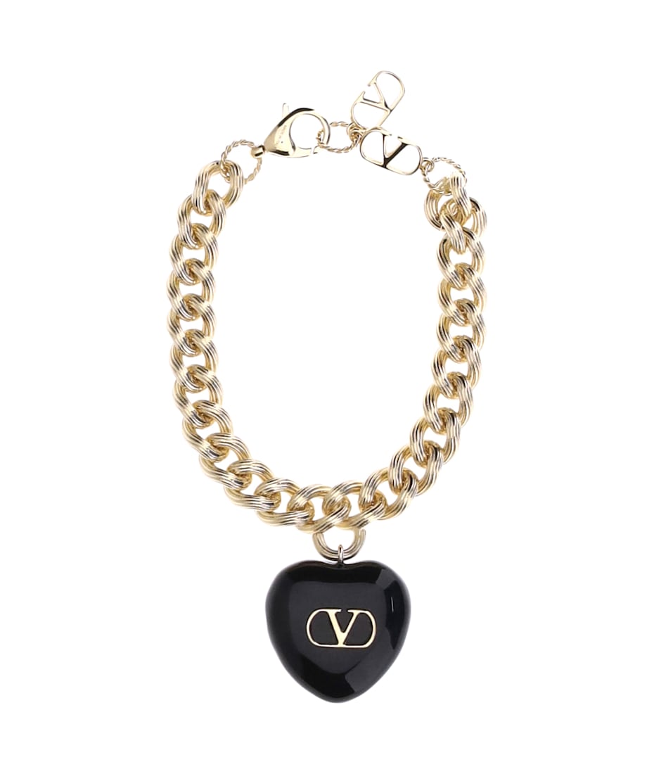 【関税込み】VALENTINO GARAVANI 'COEUR ' BRACELET Valentino Garavani Coeur Royal Chain Bracelet | italist