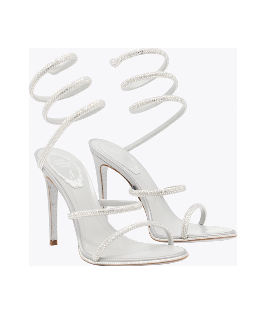 サンダル・ミュール RENE CAOVILLA Women Sandals C12037040R001V232 Silver René Caovilla Silver Sandals | italist