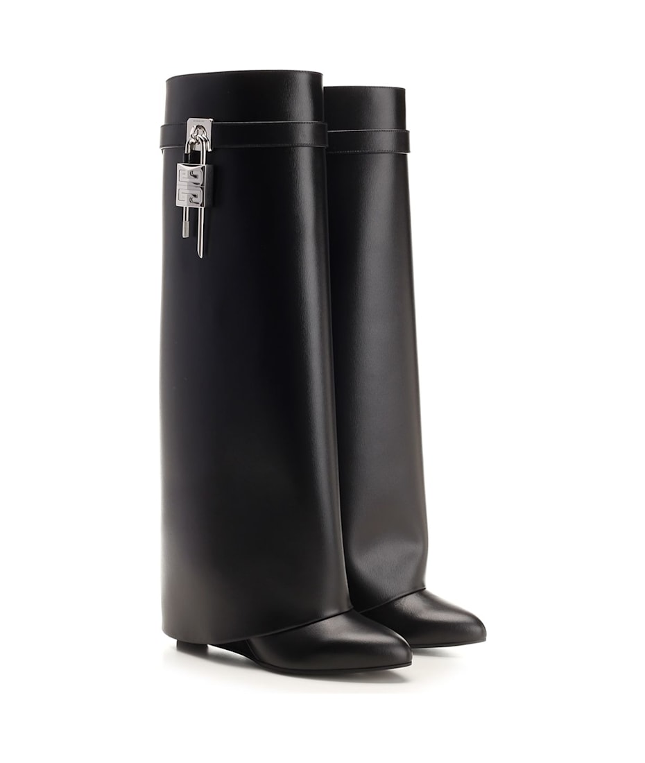 ロングブーツ GIVENCHY FW25 'Shark Lock' boots (BE702EE1JA 202) Givenchy Shark Lock Boots | italist