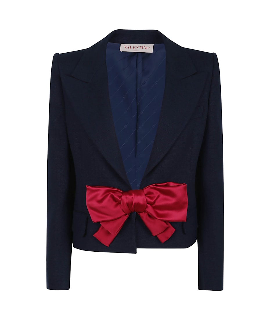 ジャケット Valentino Giacca Monopetto Con Fiocco Valentino Garavani Giacca Monopetto Cn Fiocco | Solid