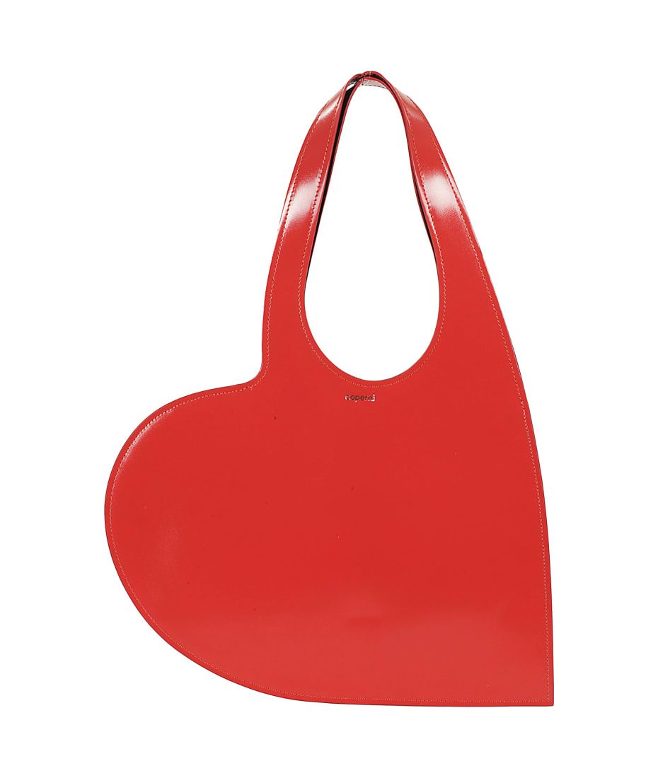 Coperni Gloss Leather Mini Heart Tote Bag | italist, ALWAYS