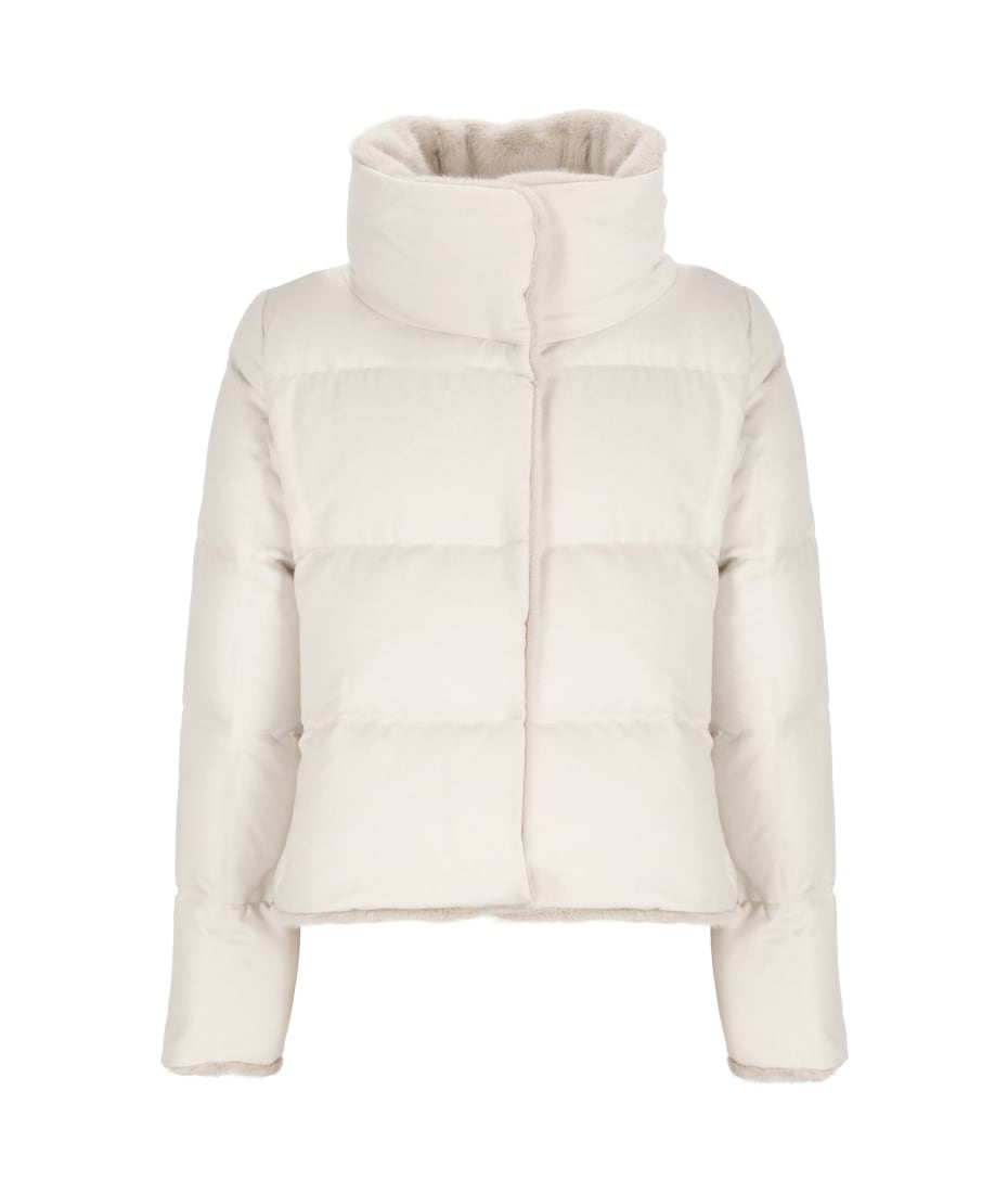 Herno Cashmere And Silk Down Jacket | italist