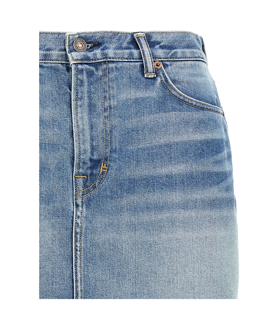 【関税込み】tom ford SUMMER STONE WASHED DENIM MINI' SKIRT Tom Ford 'summer Stone Washed Denim Mini' Skirt | italist