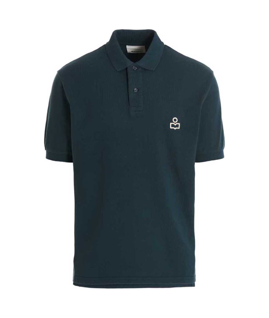 Tシャツ・カットソー Isabel Marant SS25 'Afko' polo shirt (PL0003HAC1K01H 02FK) Isabel Marant 'afko' Polo Shirt | italist