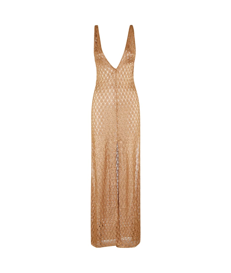 slim fit dress slacks MISSONI SLEEVELESS SHORT DRESS GOLD TONES – Simple Caracters