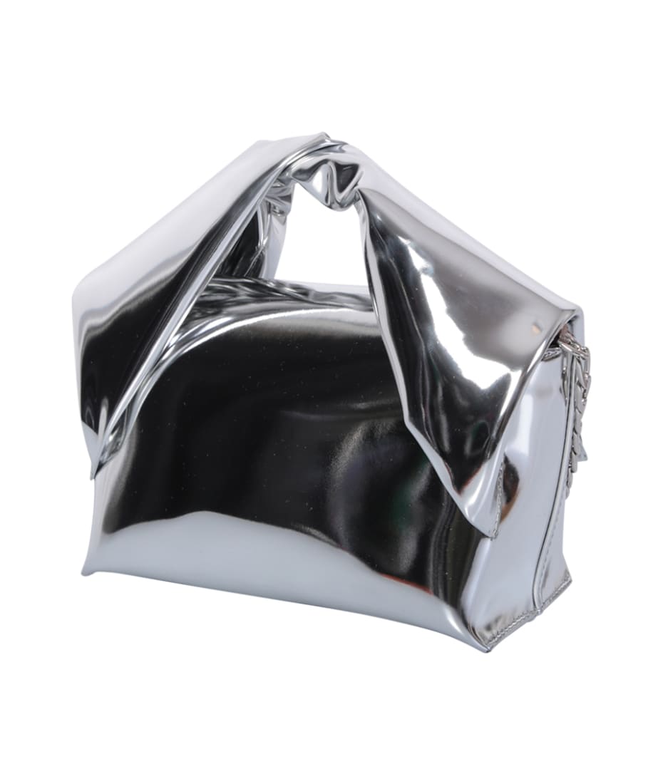 トートバッグ JW ANDERSON Women Shoulder Bags HB0597 FA0284910 Silver MIRROR MIDI TWISTER SHOULDER BAG for Women - JW Anderson