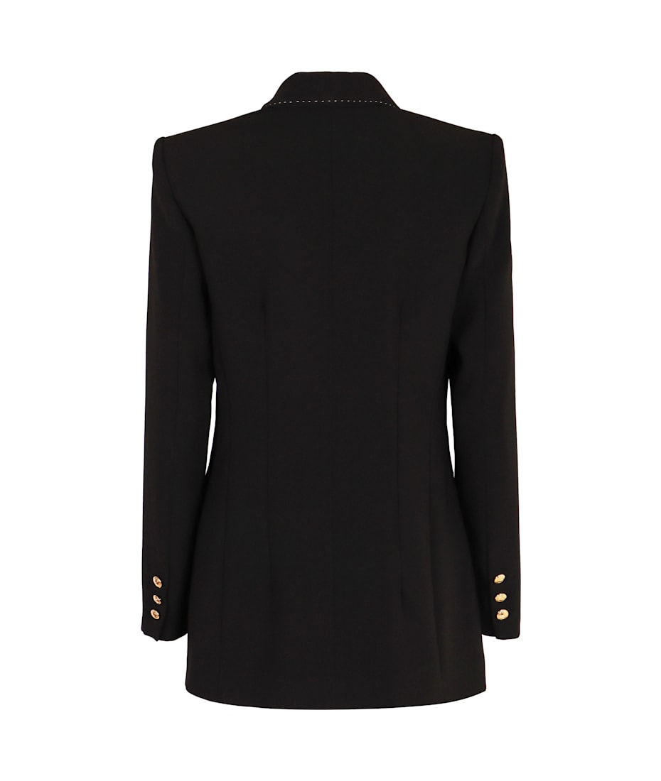 Elisabetta Franchi Single-breasted Viscose Blazer | italist