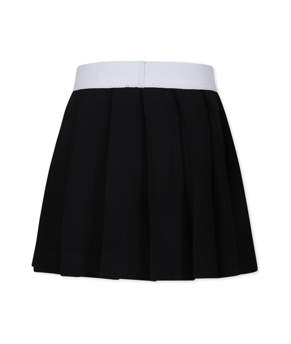 スカート VETEMENTS Woman Skirt Black UE54KN200B BLACK WHITE VETEMENTS Black Skirt For Girl With Logo | italist