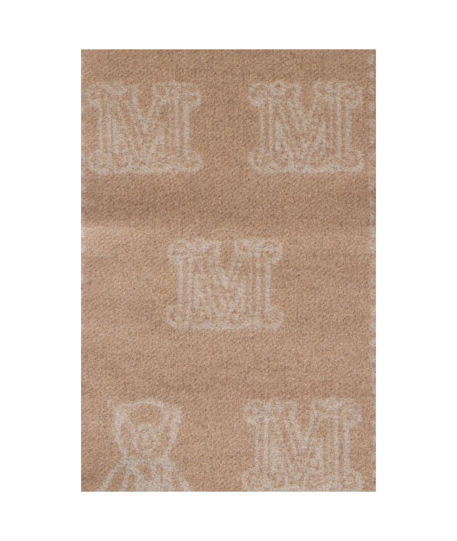 【関税&送料込】Max Mara Embroidered Wool Blend Molveno Scar Max Mara Embroidered Cashmere Scarf | italist