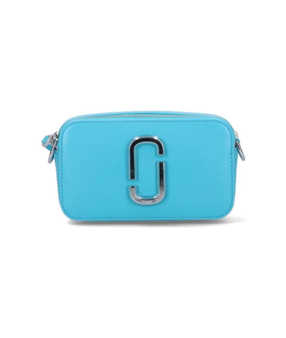 The Utility Snapshot Leather Camera Bag in Blue - Marc Jacobs