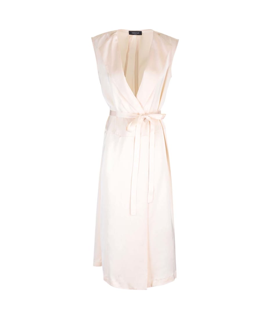 ワンピース FABIANA FILIPPI Woman Dress Butter ABD215F190D886 VR1 Printed crepe de chine dress, butter, maple and peony for