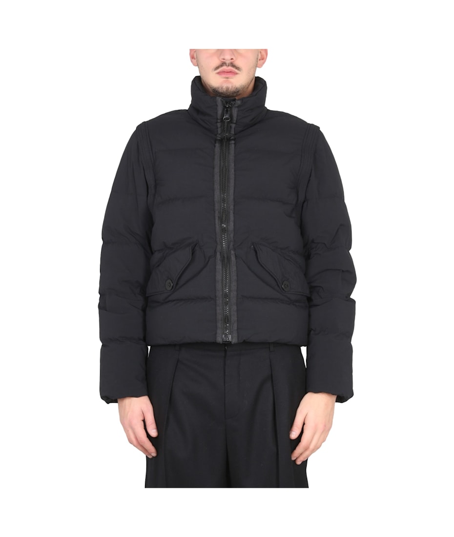 Ten C Down Jacket With Removable Sleeves | italist Ten C Down Jacket With Removable Sleeves | italist