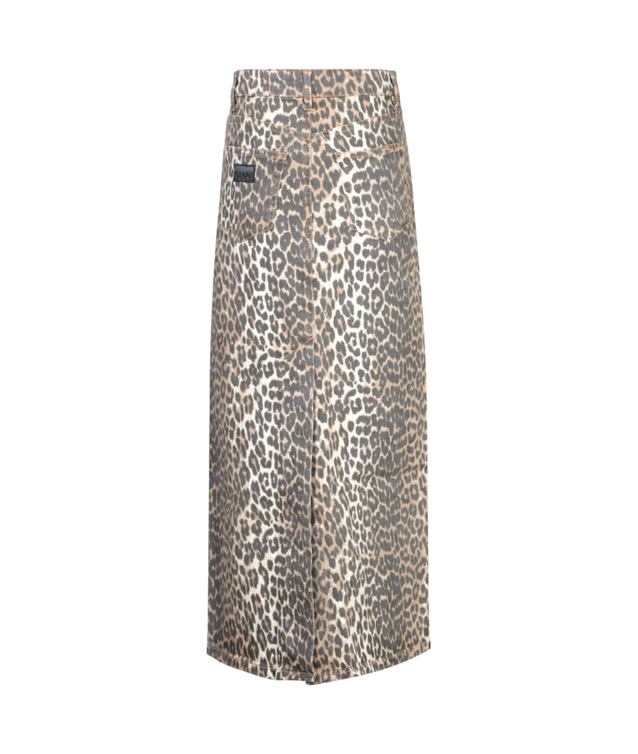【関税&送料込】Ganni Skirt With Maxi Slit Ganni Skirt With Maxi Slit | italist