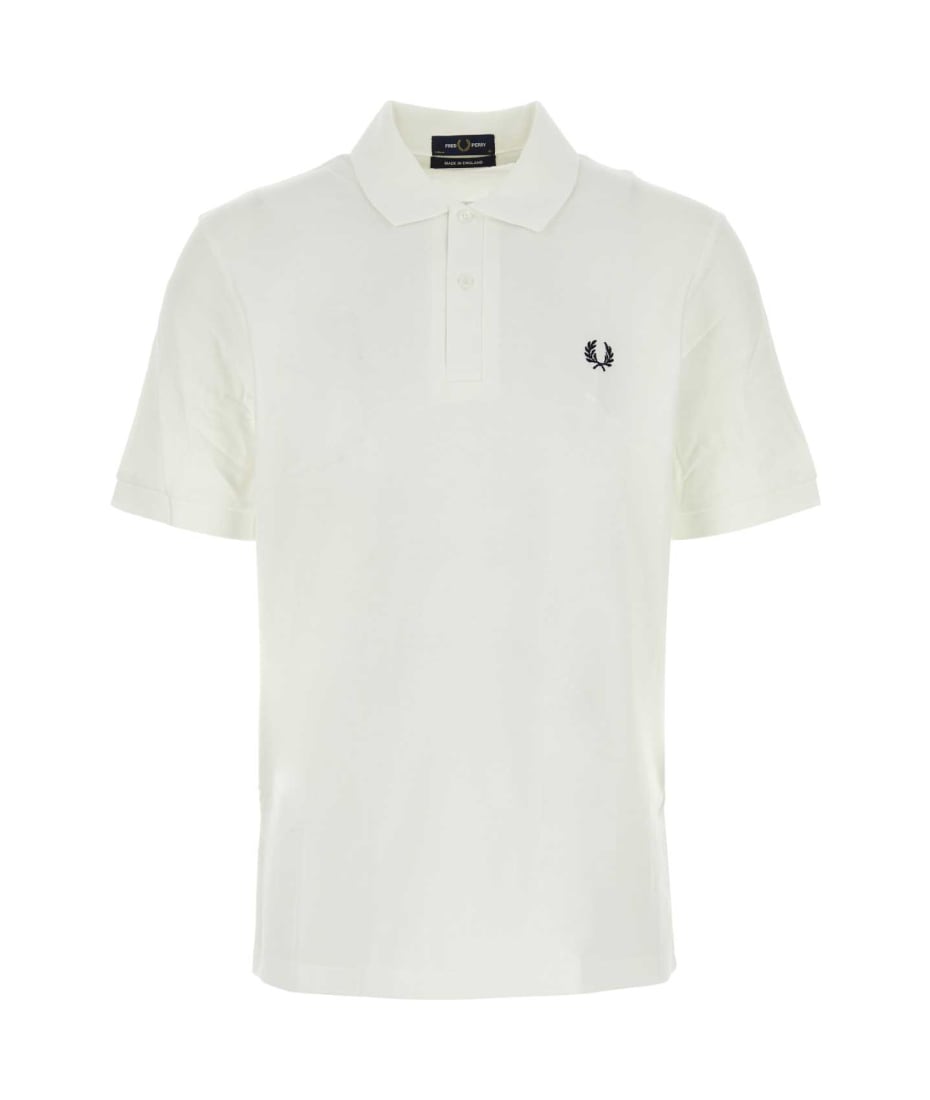 Tシャツ・カットソー FRED PERRY White Piquet Polo Shirt Fred Perry White Piquet Polo Shirt | italist