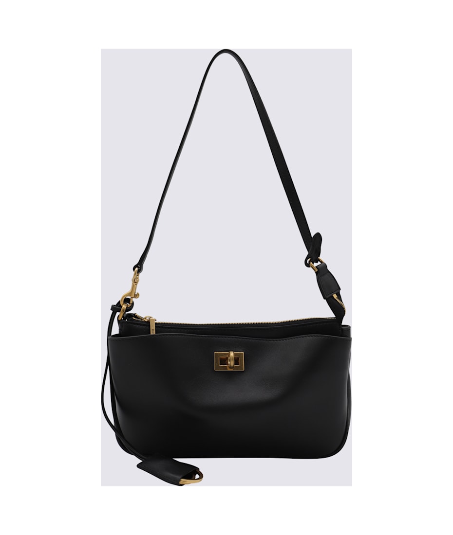 Balenciaga Black Leather Rodeo Shoulder Bag | italist