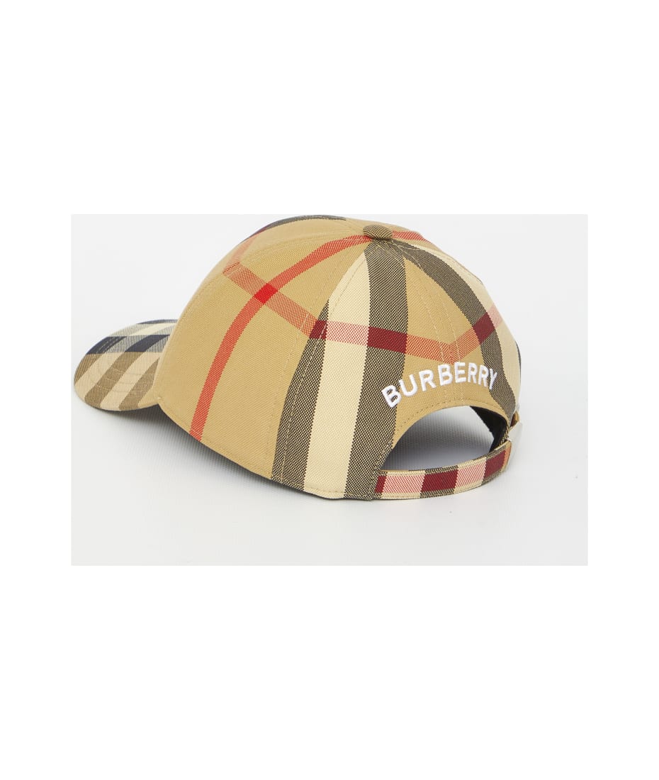 Mh 2 Panel Hat - Burberry - Beige - Cotton