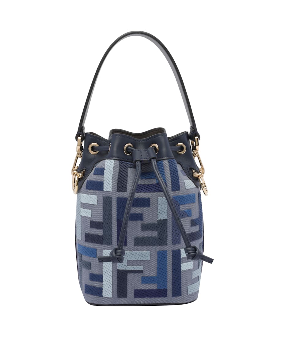 ハンドバッグ Fendi MINI MON TRESOR BUCKET BAG Fendi Mini Mon Tresor Denim Bucket Bag | italist