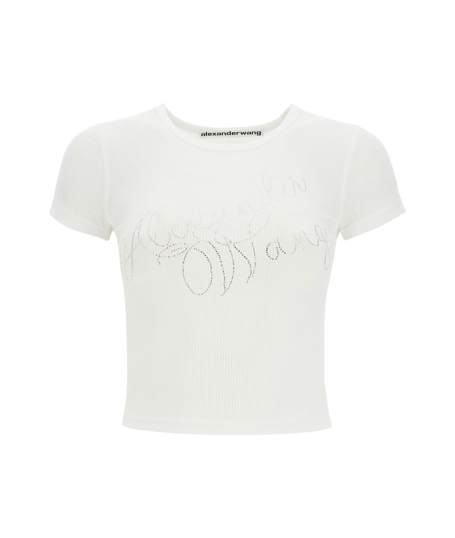 Alexander Wang 'logo Rhinestone T-shirt | italist