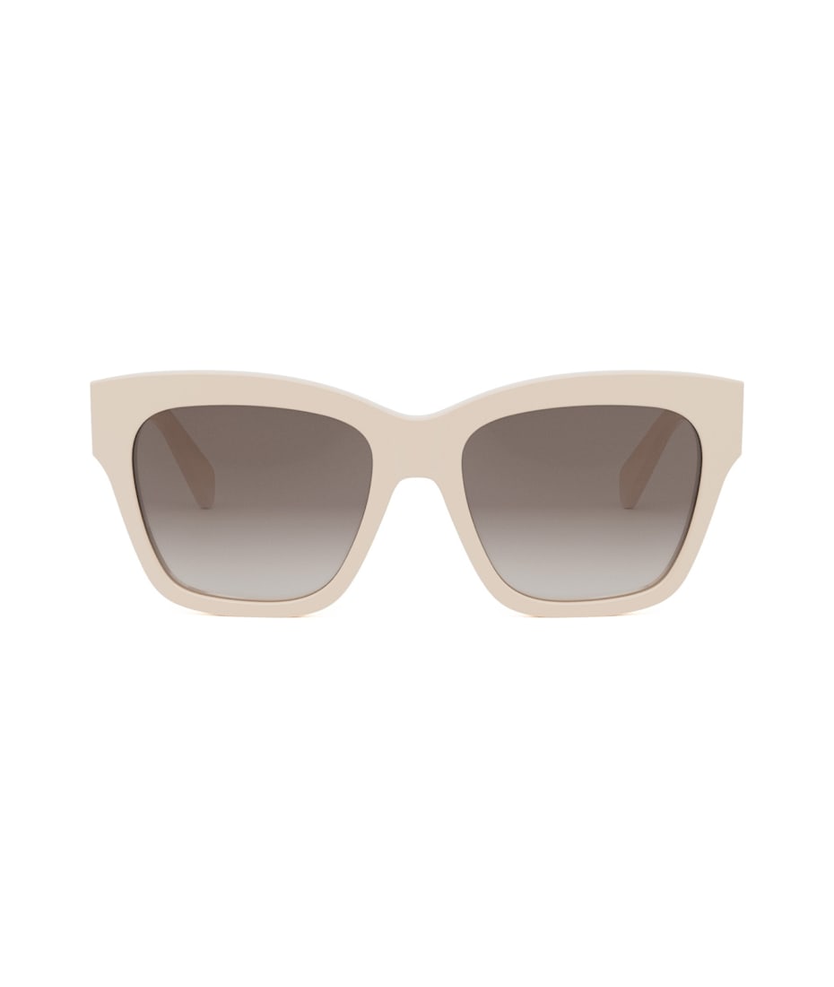 【送料&関税込】Celine Cl40253i Triomphe 25f Avorio Sunglass Celine Triomphe CL40253I 25F Sunglasses - US