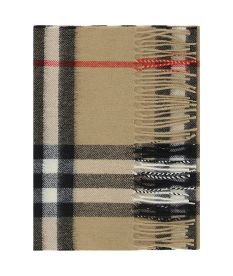 マフラー・ストール Burberry FW25 Embroidered cashmere scarf (8073768 A7026) 5CF411E5-62CC-42F1-A4E1-