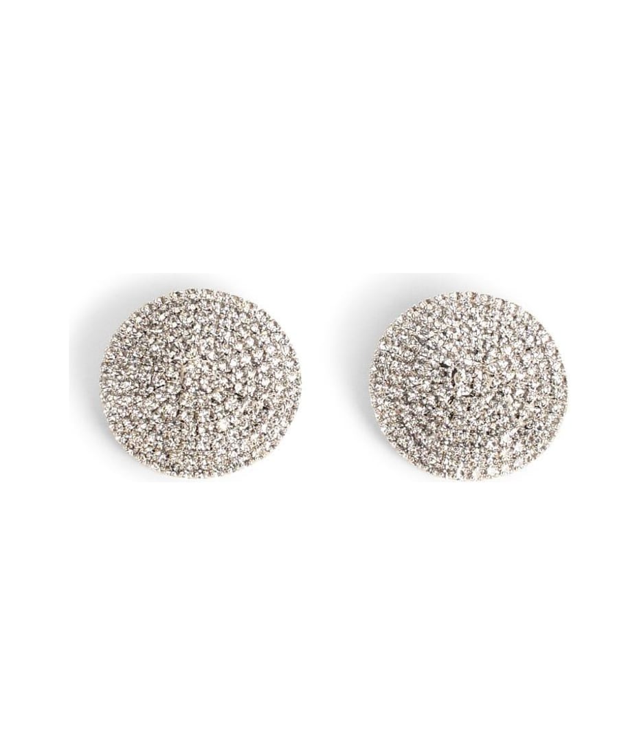 self-portrait Round Embellished Earrings | italist