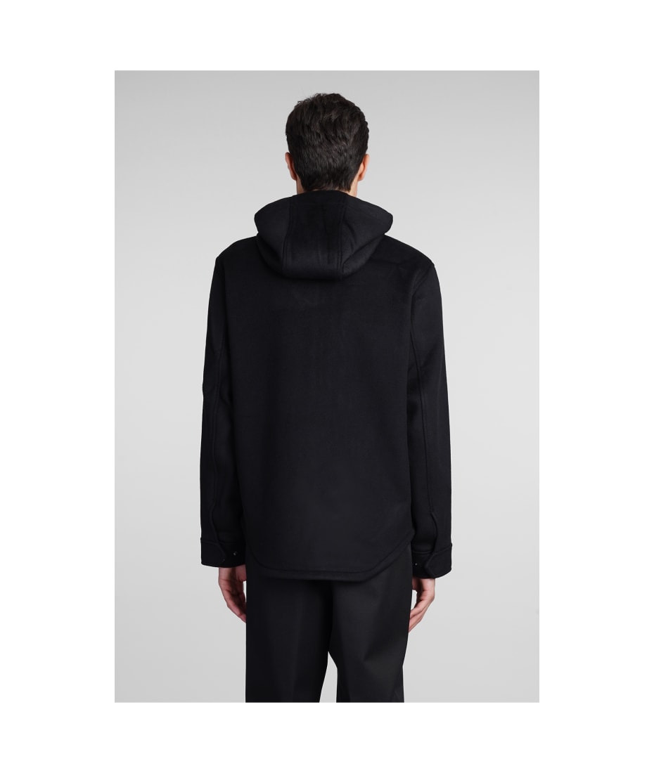 Emporio Armani Casual Jacket In Black Wool | italist, ALWAYS