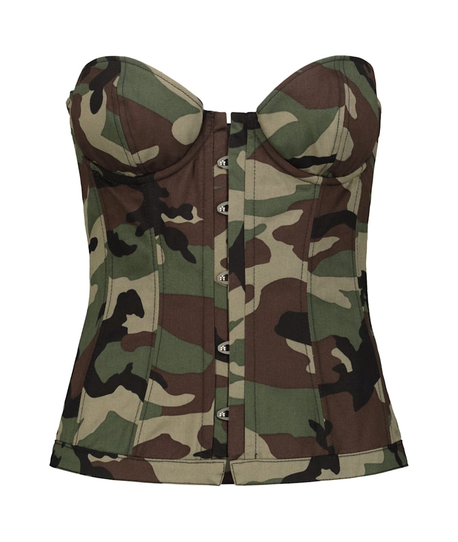 VETEMENTS Camo Corset | italist