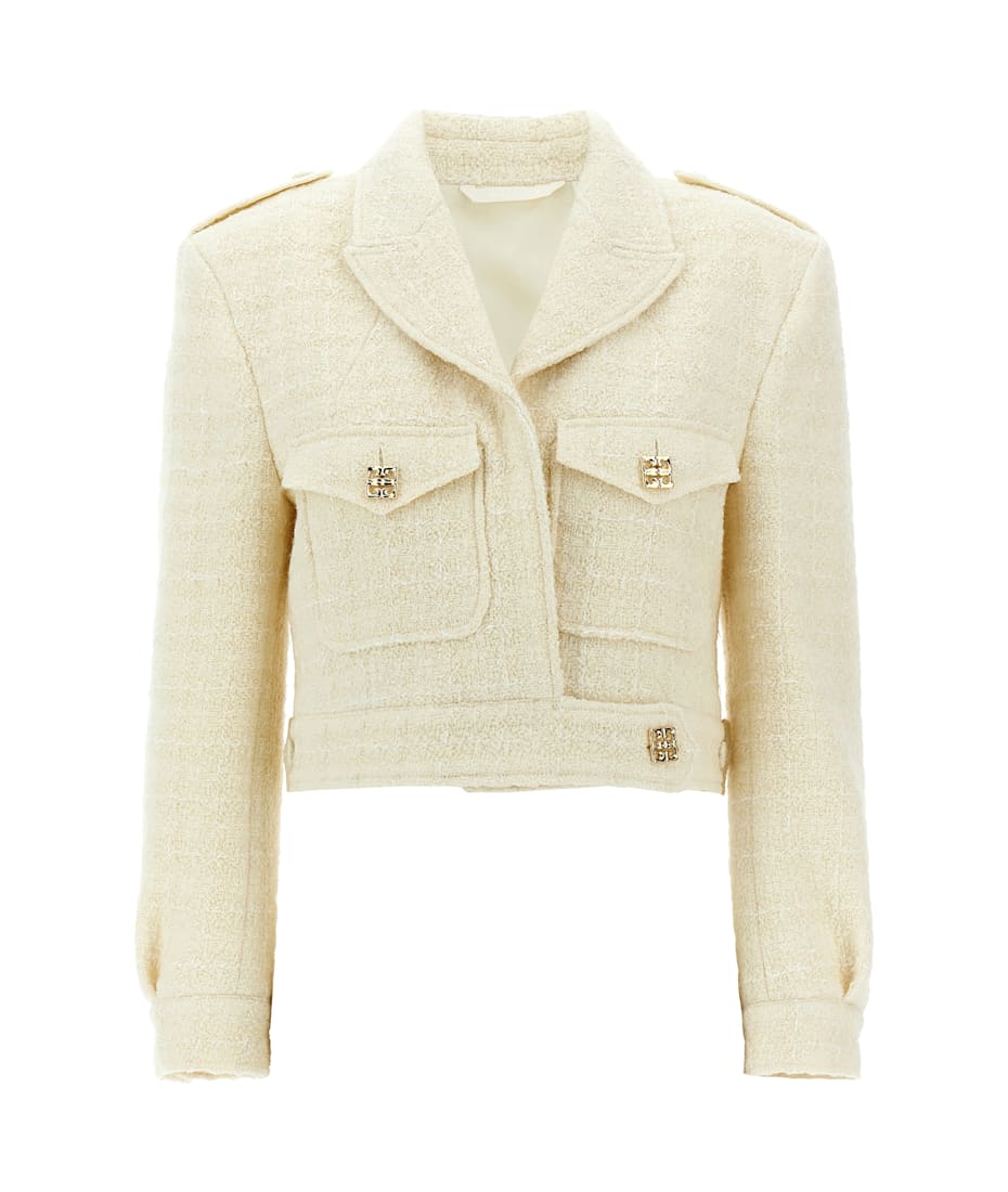 ジャケット GIVENCHY FW24 'Military' short jacket (BW30JK15MC 150) Givenchy 'military' Short Jacket | italist