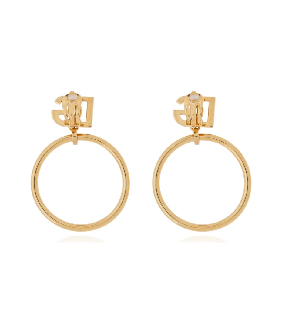 イヤリング DOLCE & GABBANA EARRINGS CLIPS DG clip-on earrings in gold - Dolce Gabbana | Mytheresa